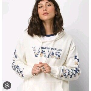 Vans Womens Tangle Florally Hoodie / Off White / Size Small S